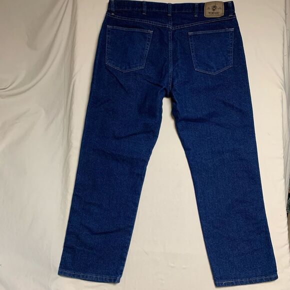 WRANGLER Jean Men's 38x29 Pants FIVE STAR PREMIUM STRETCH DARK WASH Straight Leg - Picture 3 of 7